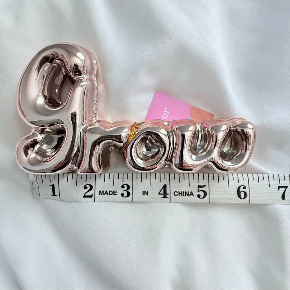 Rose gold 'Grow' ceramic Decorative Piece